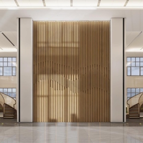 现代公司大堂3D模型下载